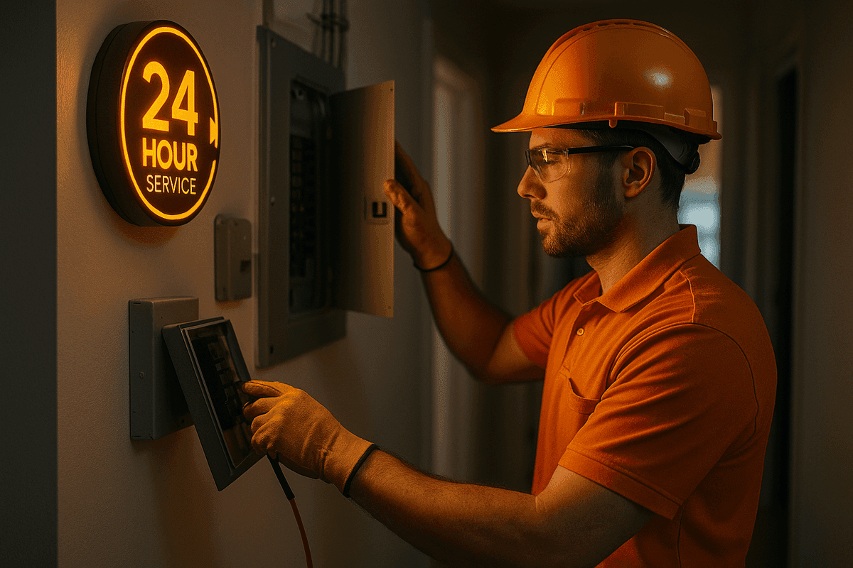 24 Hour Service service by Heintz Electric