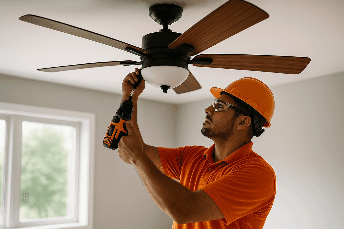 Ceiling Fans service by Heintz Electric