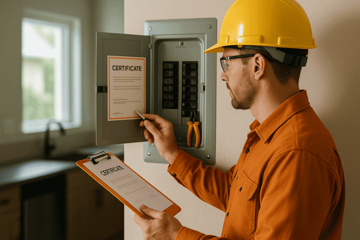 Certificates service by Heintz Electric