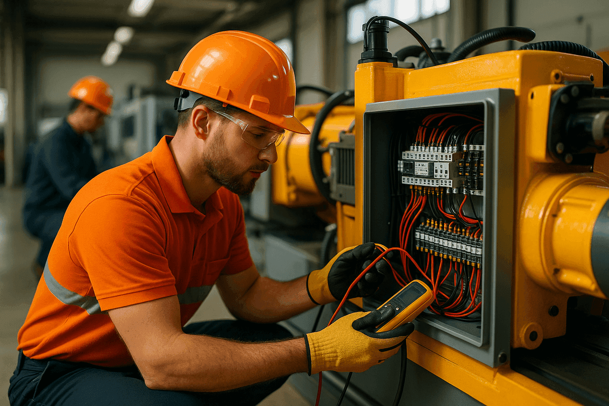 Machine Wiring service by Heintz Electric