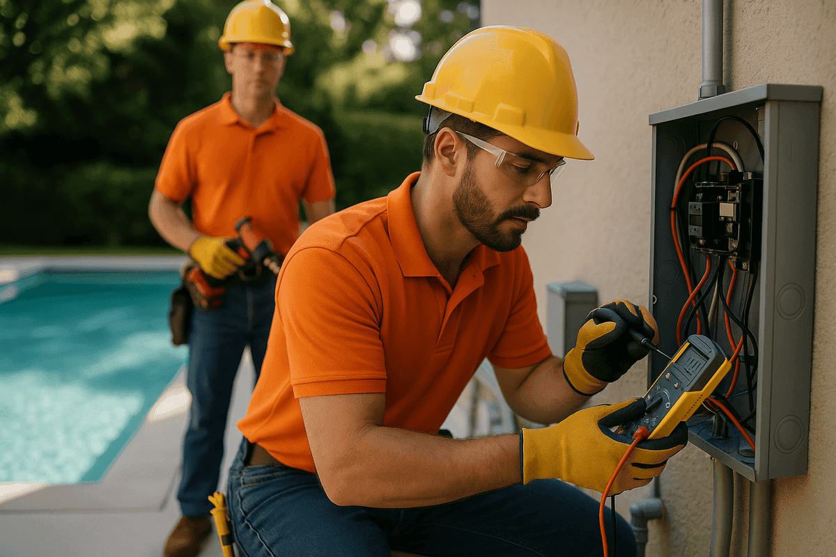 Pool & Spa Electrical service by Heintz Electric